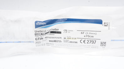 Boston Scientific M0064002120 Cone Tip Ureteral Cath. 6F x 70cm
